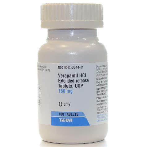 verapamil hcl er 180 mg